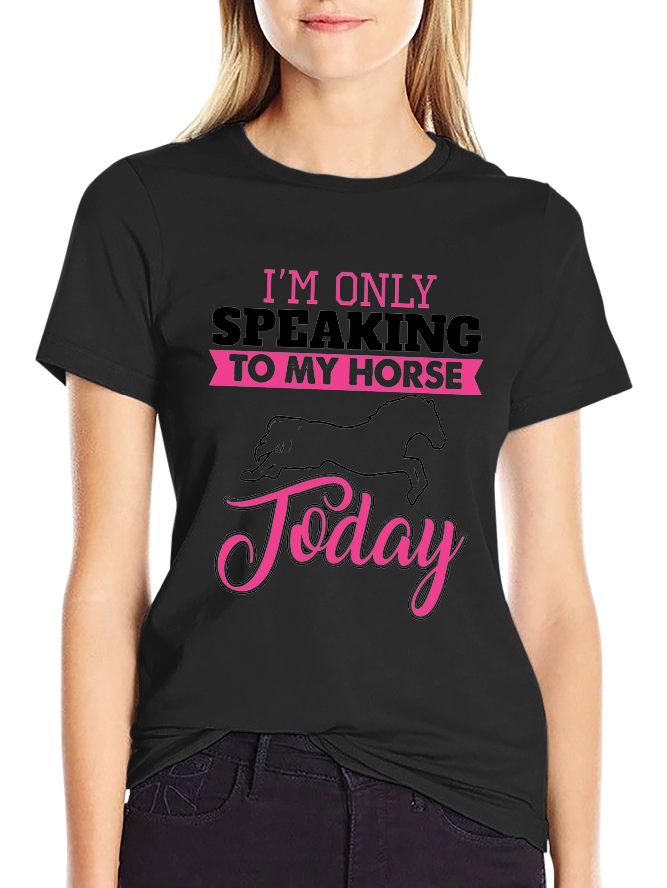 Horse Lover T-Shirt: Speaking to My Horse