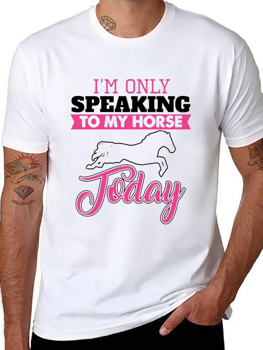 Horse Lover T-Shirt: Speaking to My Horse