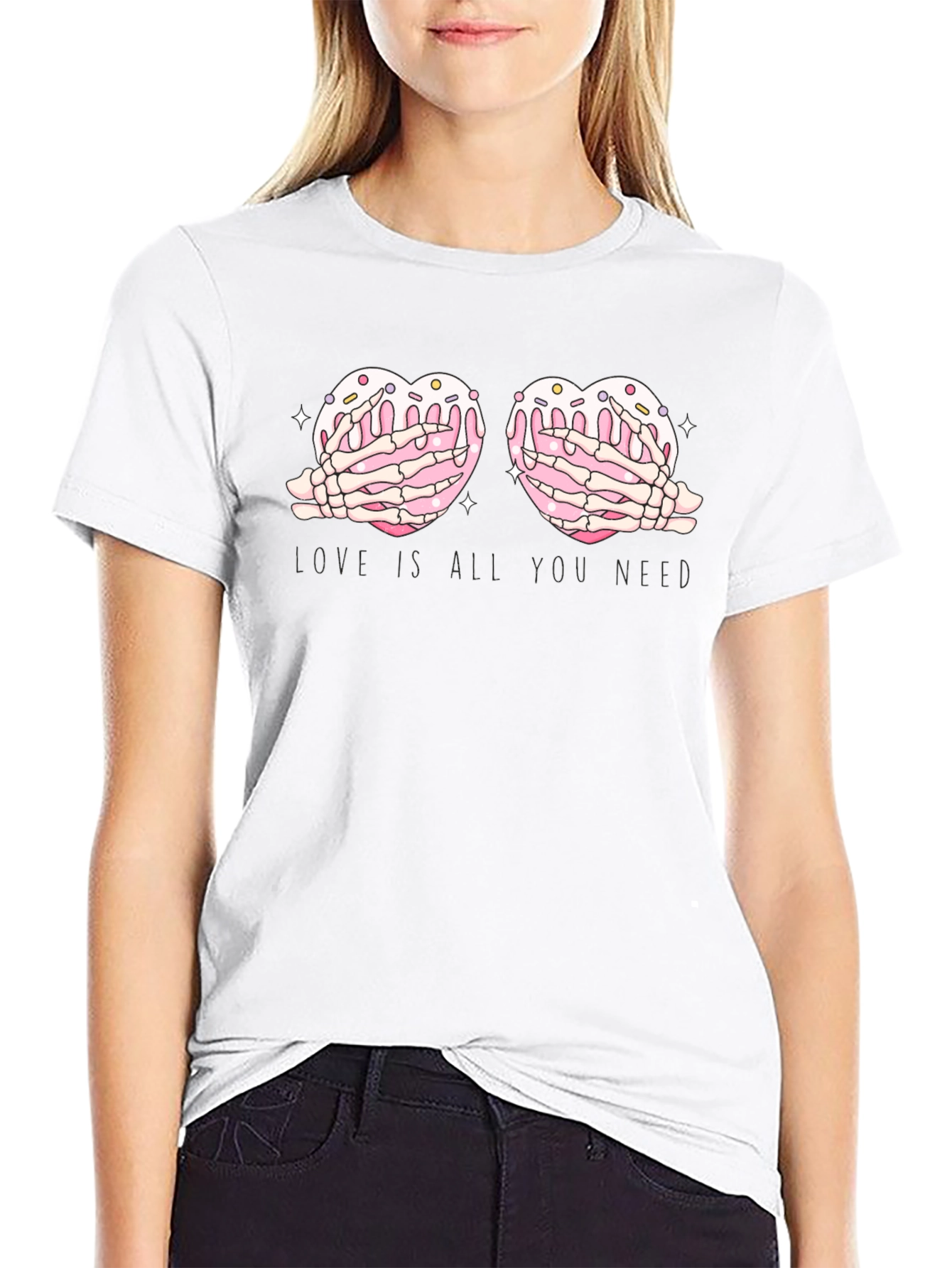 Love is All You Need Donut Heart T-Shirt