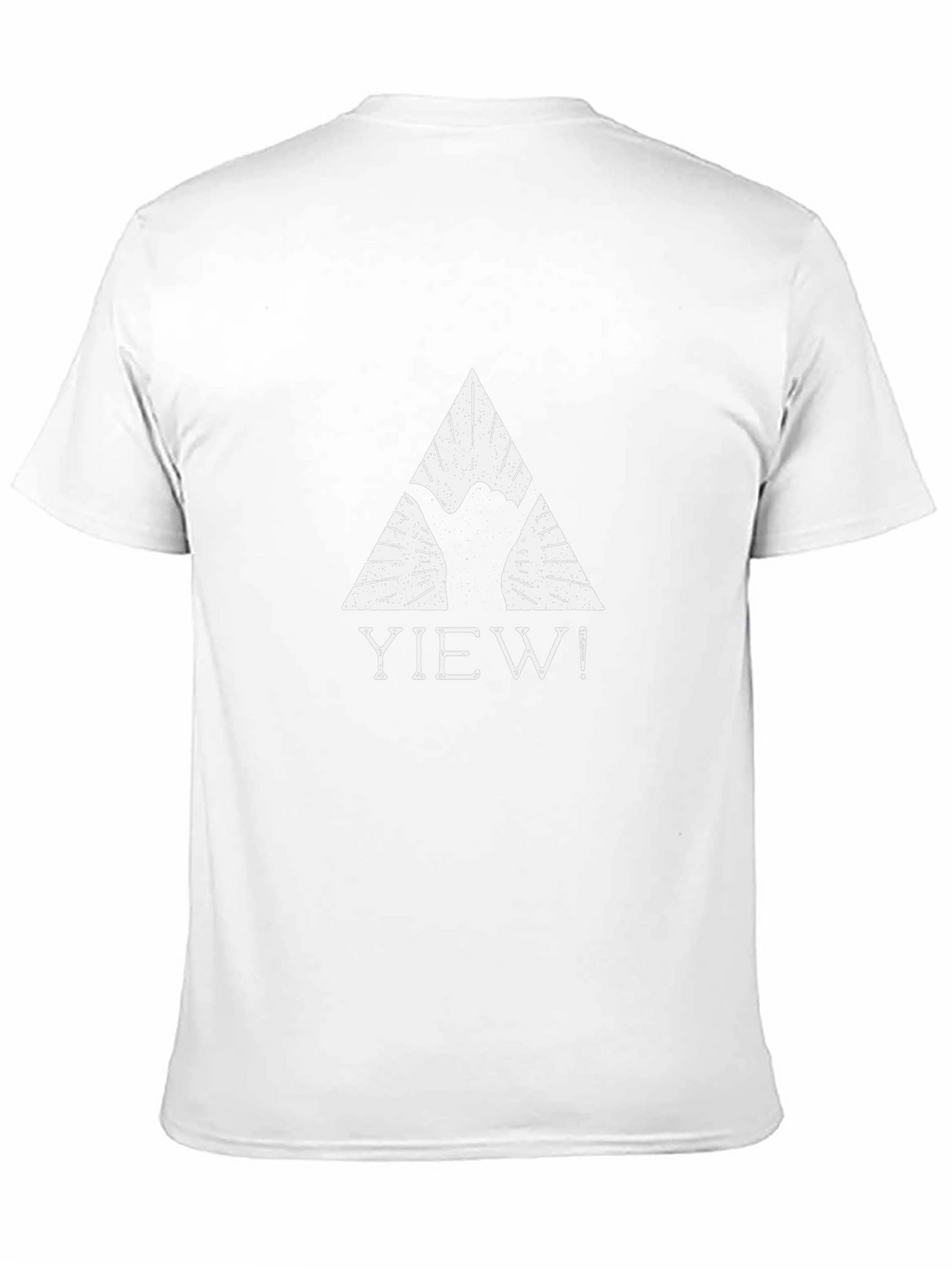 YIEW! Graphic Print Black T-Shirt