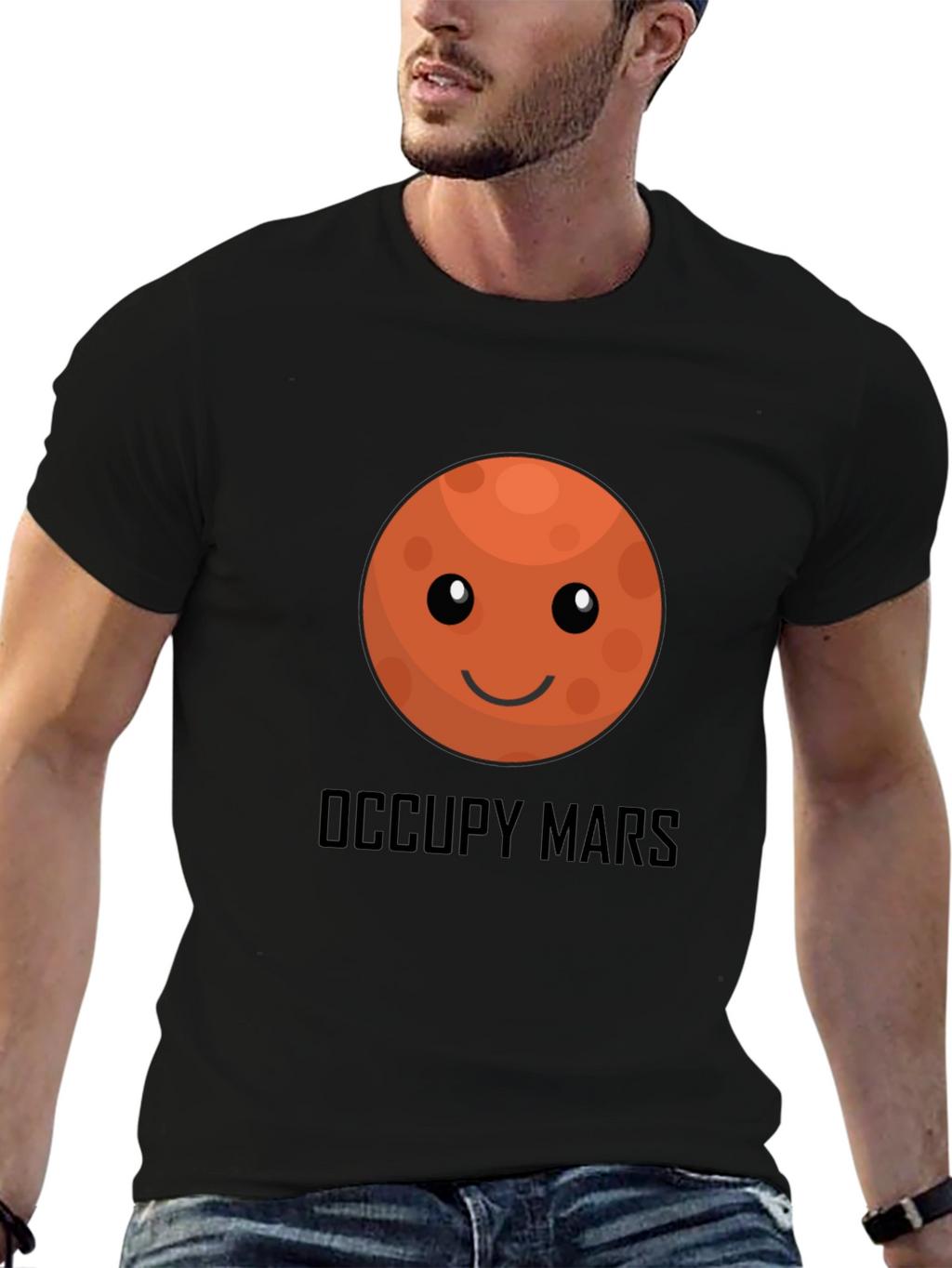 Occupy Mars Graphic T-Shirt - Martian Invasion Tee