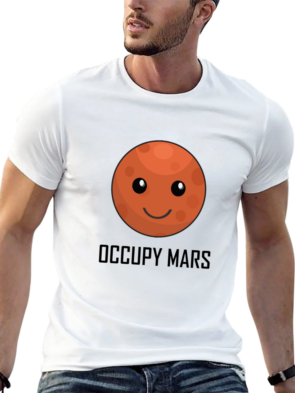 Occupy Mars Graphic T-Shirt - Martian Invasion Tee