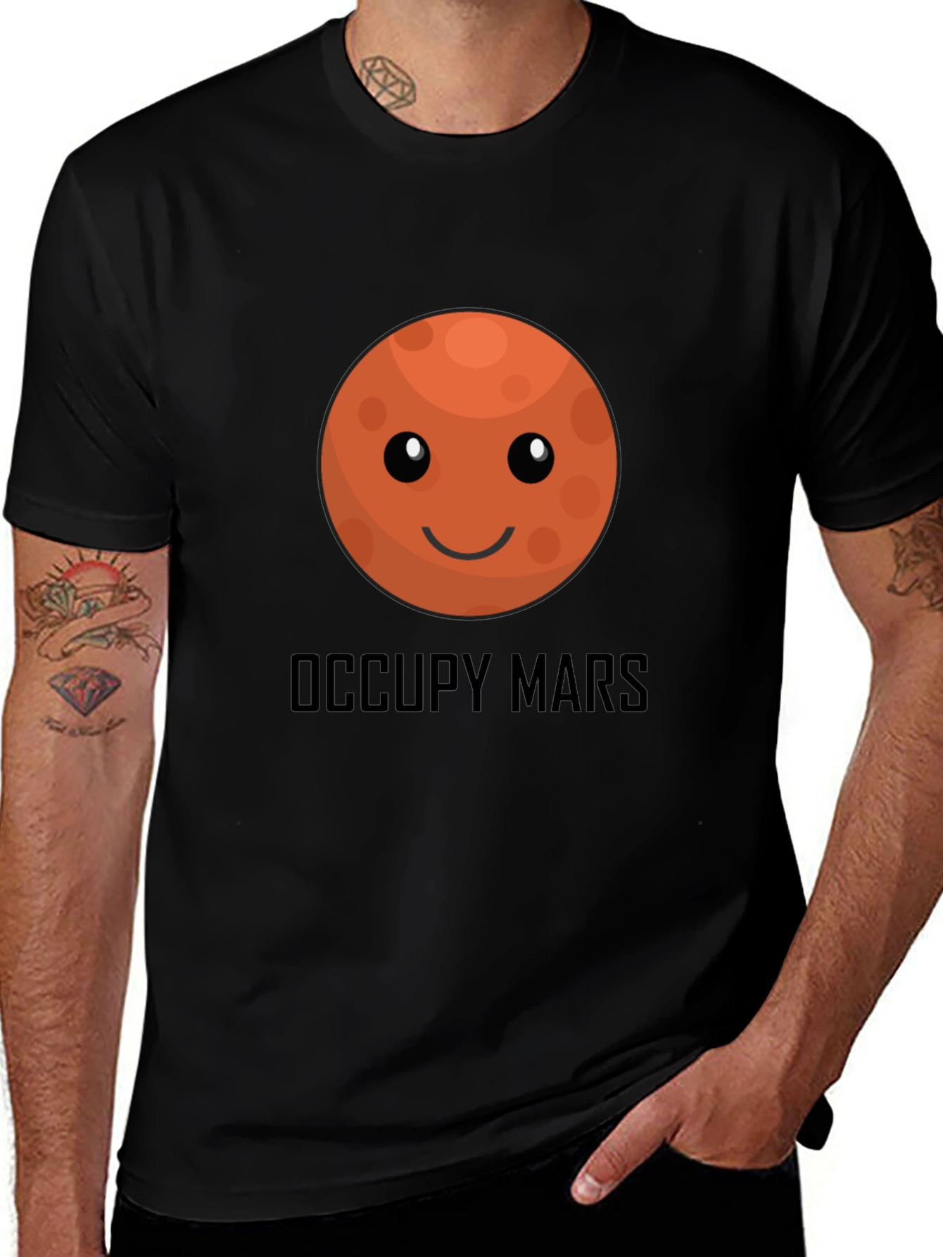 Occupy Mars Graphic T-Shirt - Martian Invasion Tee