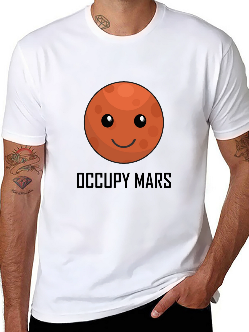 Occupy Mars Graphic T-Shirt - Martian Invasion Tee