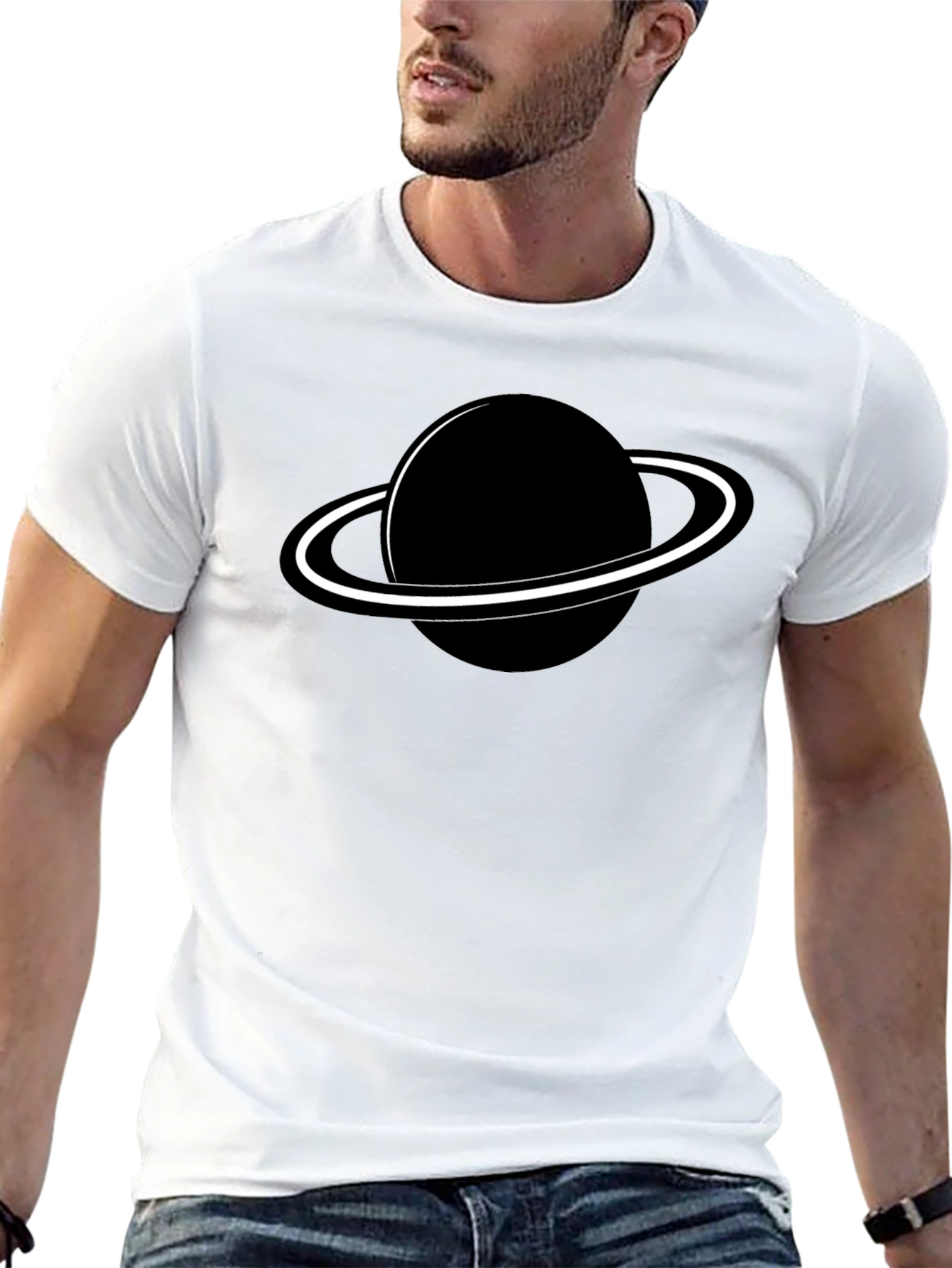 Planet Graphic T-Shirt - Casual Cotton Tee