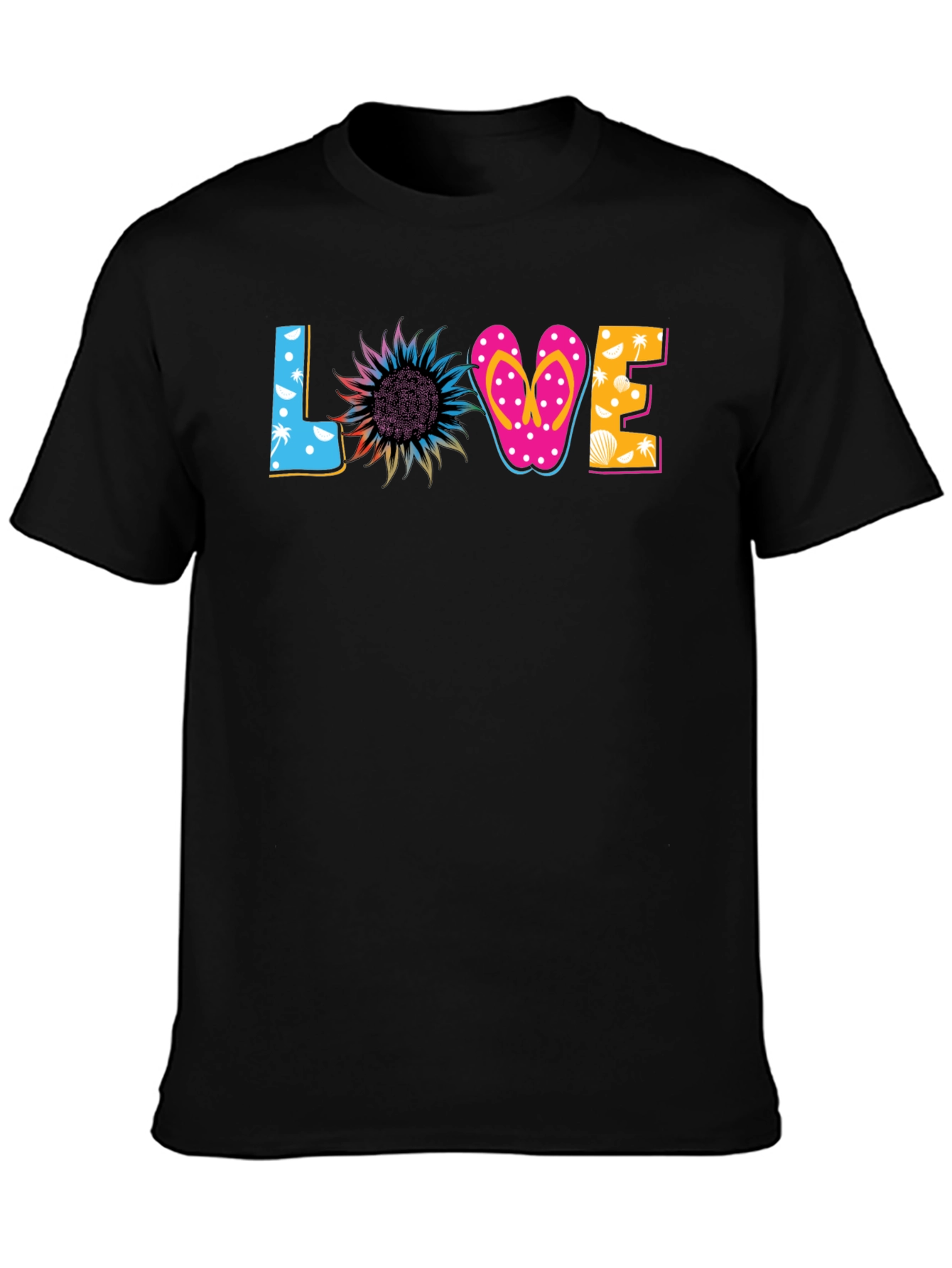 Love Beach Themed Graphic Tee