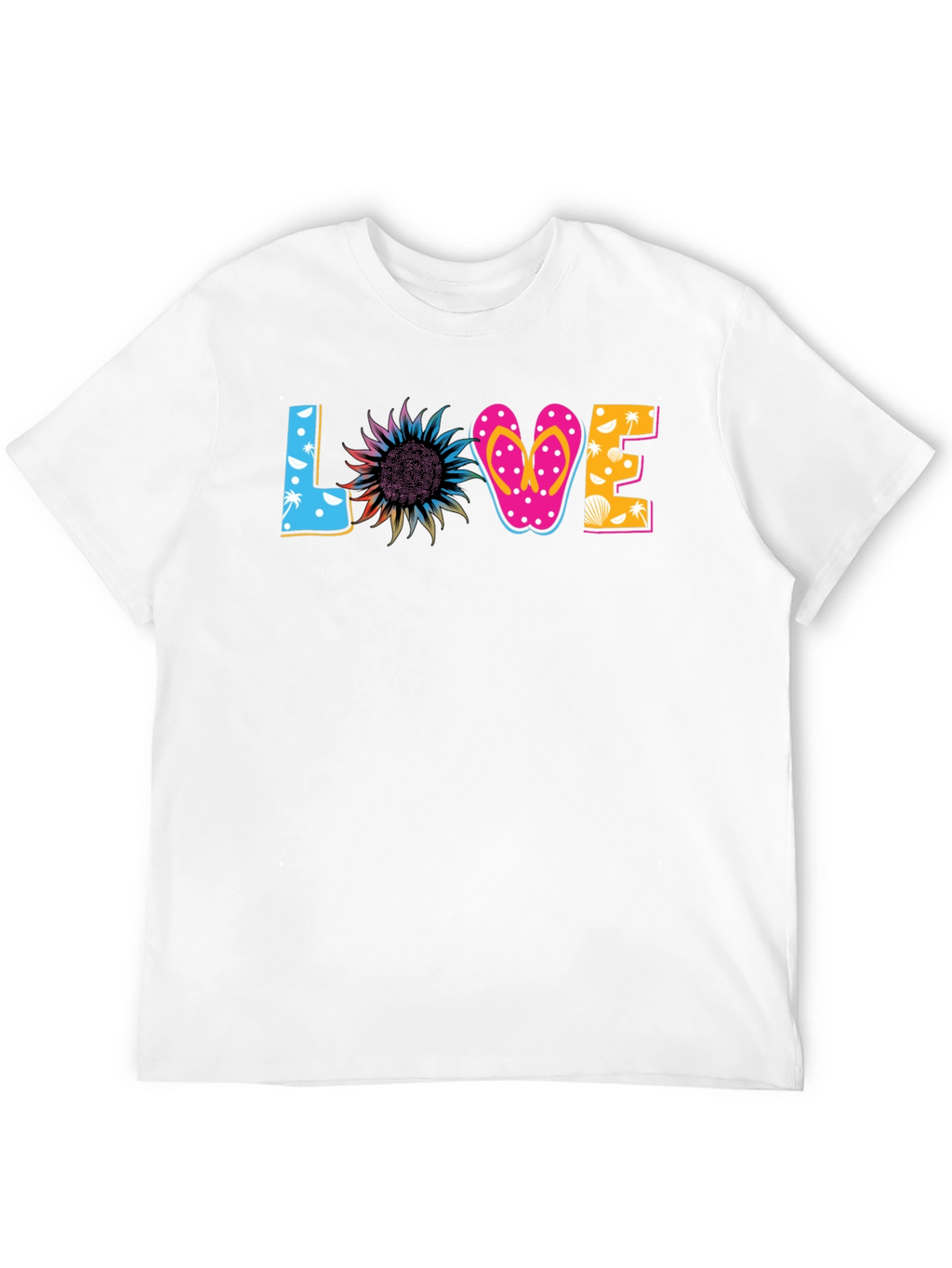 Love Beach Themed Graphic Tee