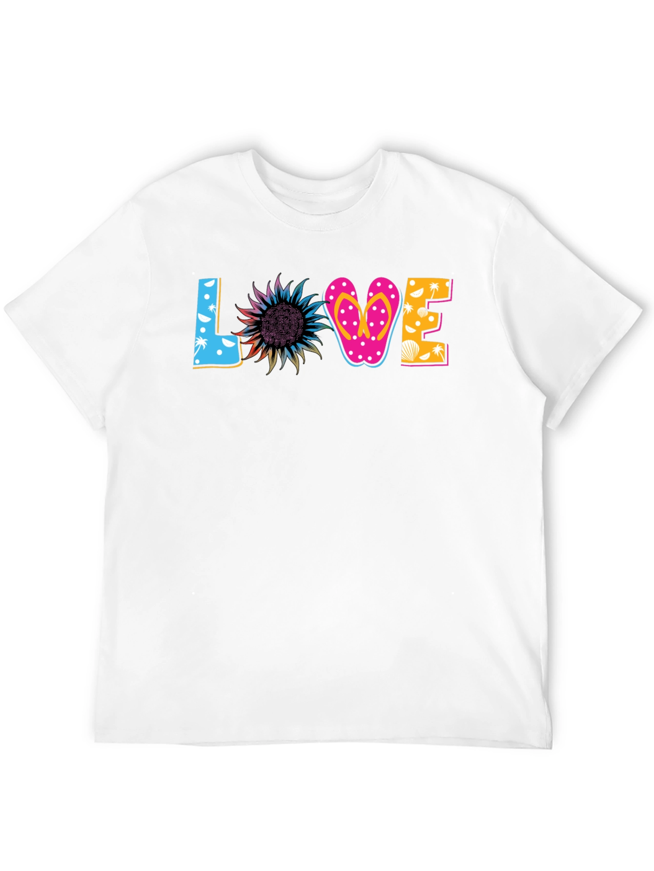 Love Beach Themed Graphic Tee
