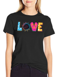 Love Beach Themed Graphic Tee