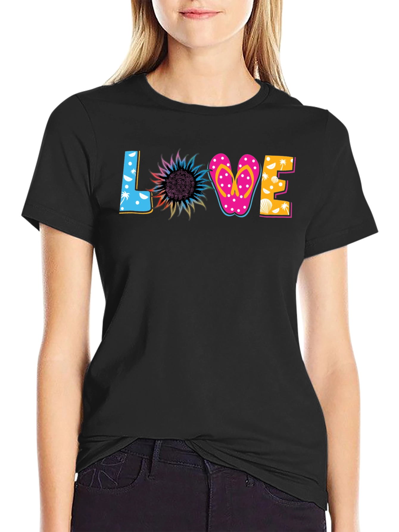 Love Beach Themed Graphic Tee