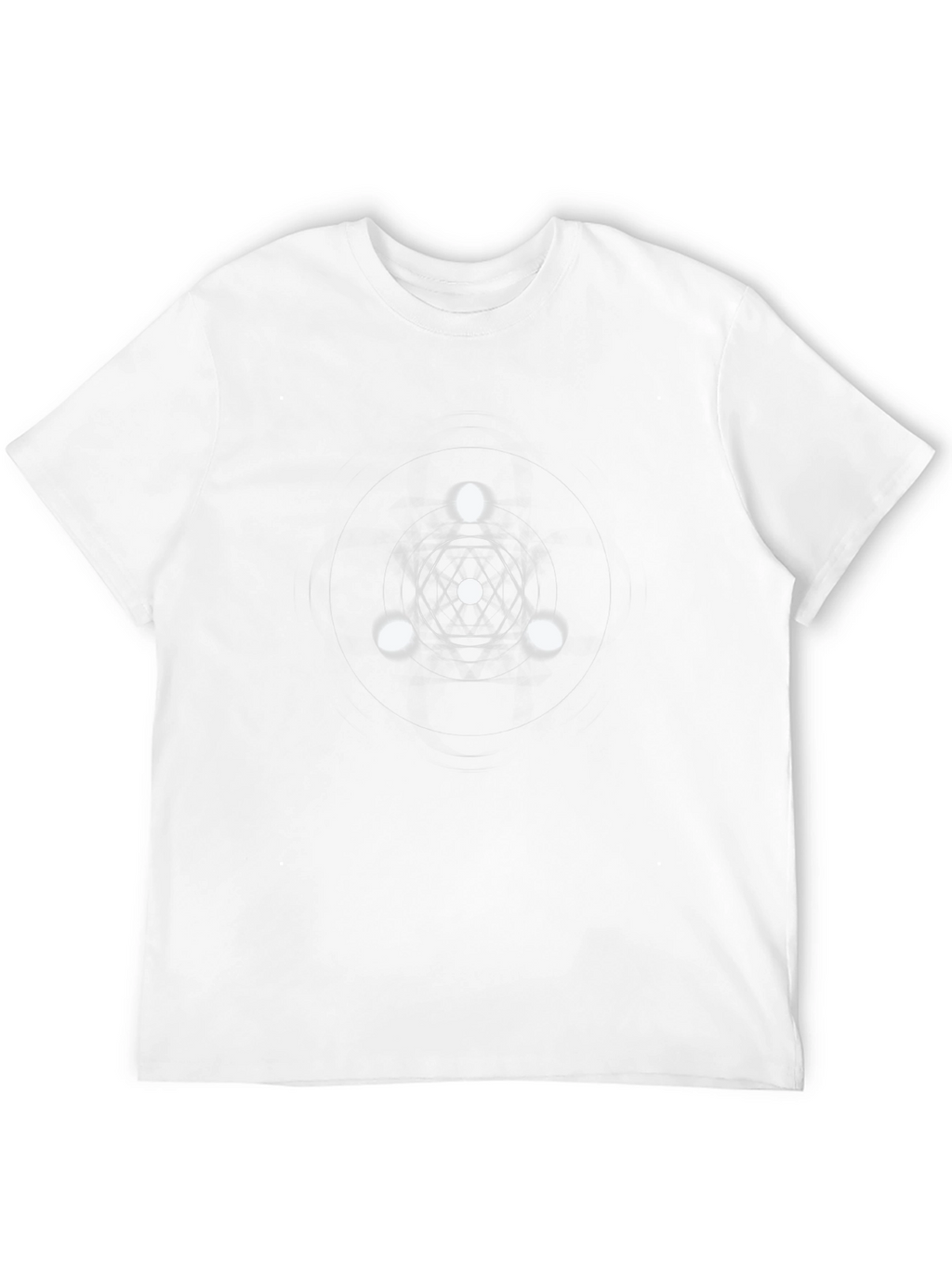 Geometric Graphic Black T-Shirt