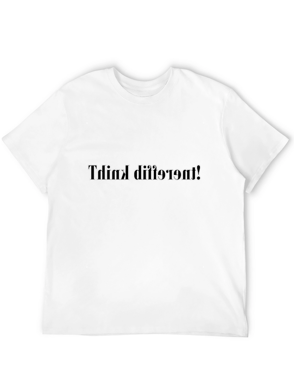 Think Different Tee - Inverted Graphic T-Shirt