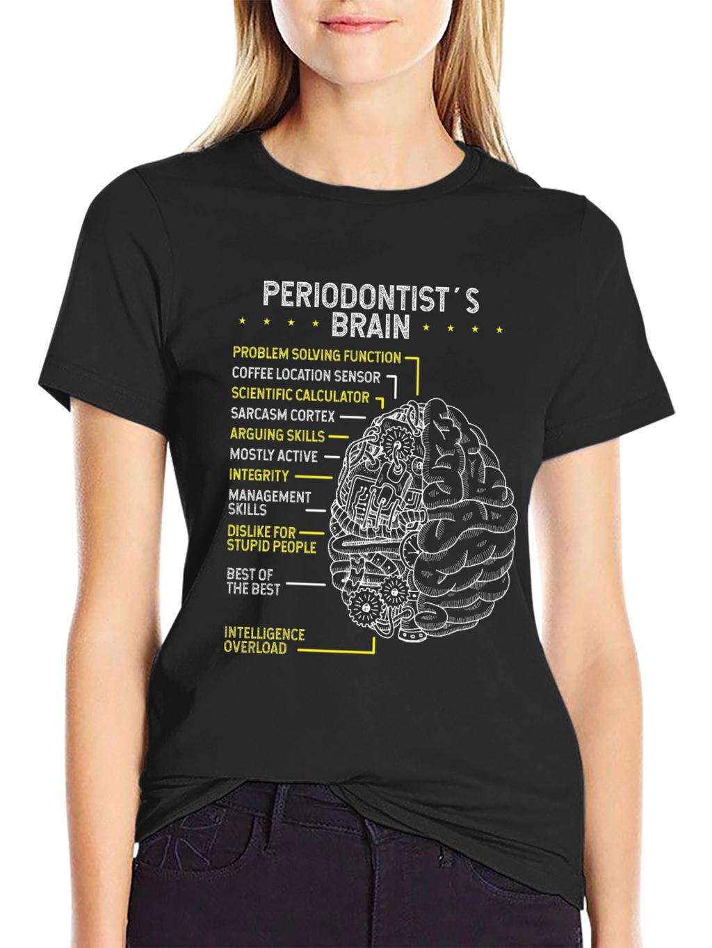 Periodontist Brain T-Shirt - Gift for Dentist