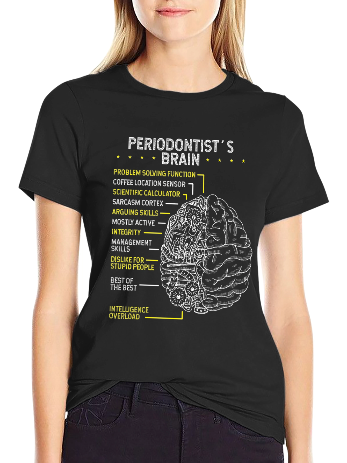 Periodontist Brain T-Shirt - Gift for Dentist
