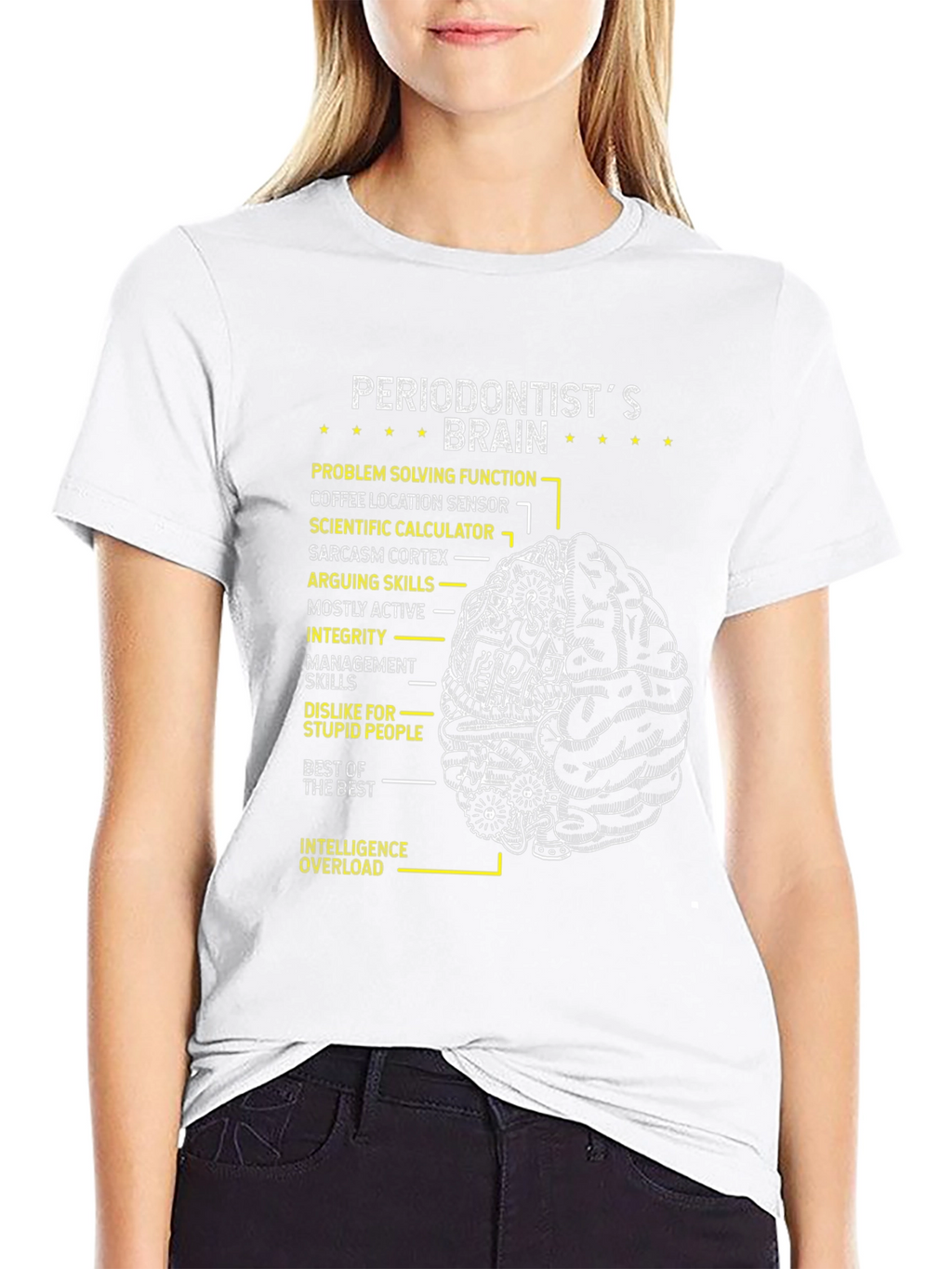 Periodontist Brain T-Shirt - Gift for Dentist