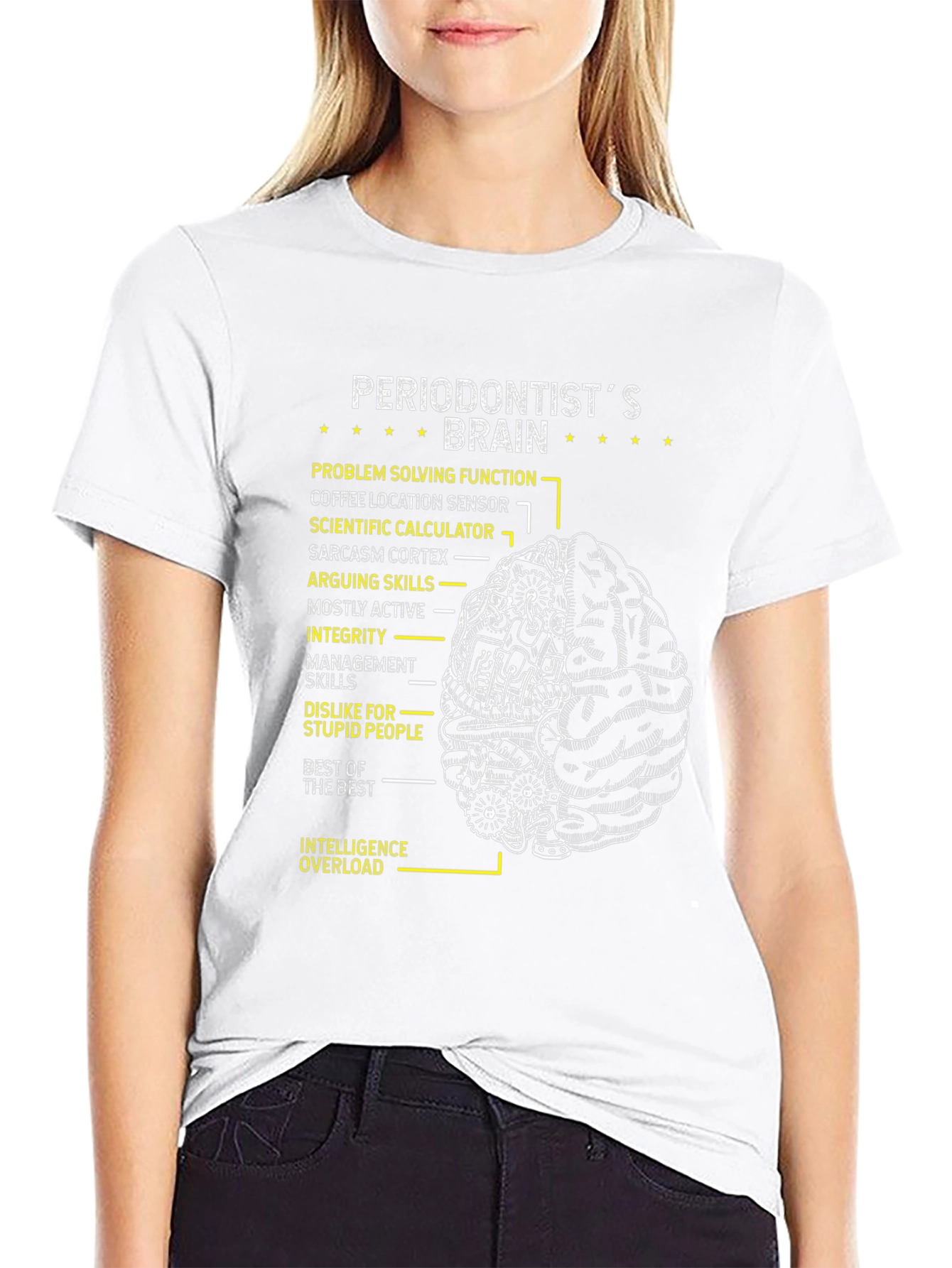 Periodontist Brain T-Shirt - Gift for Dentist