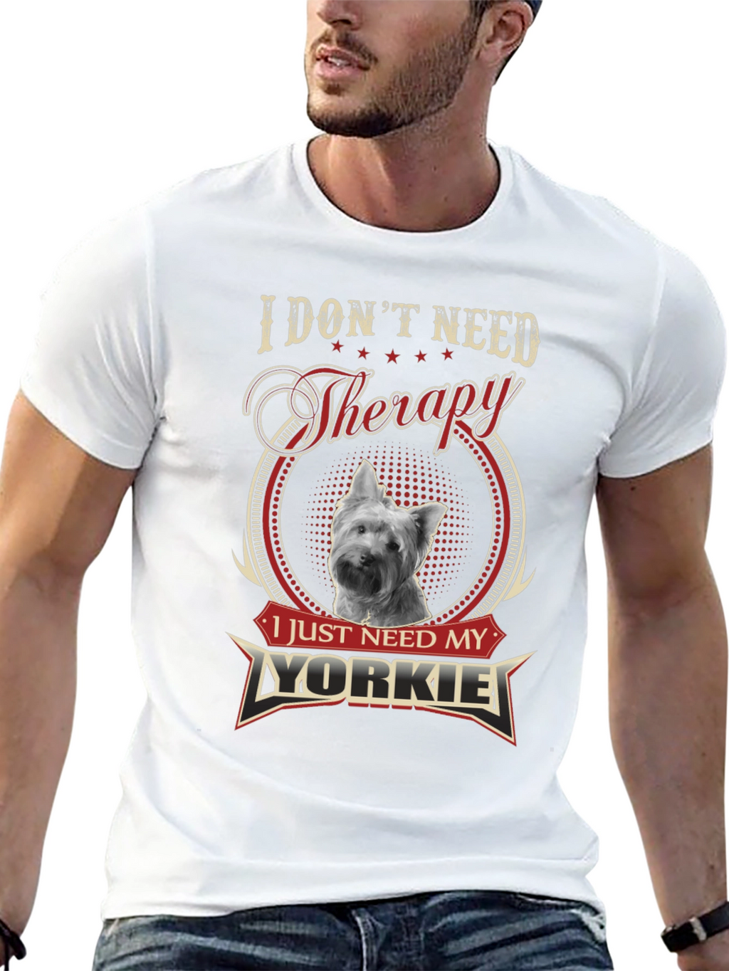 I Dont Need Therapy Just My Yorkie T-Shirt