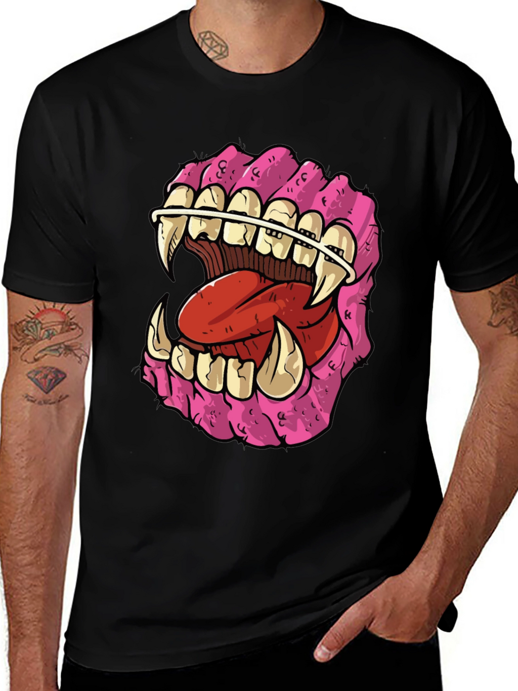 Monster Mouth T-Shirt - Graphic Tee