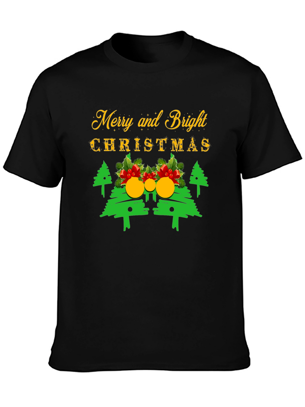 Merry & Bright Christmas T-Shirt