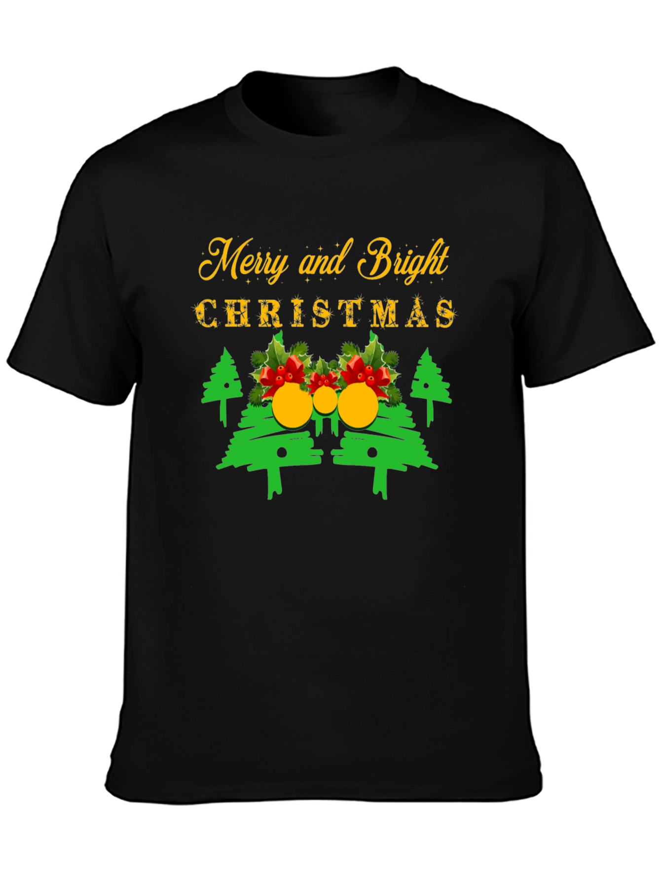 Merry & Bright Christmas T-Shirt