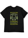 Weekend Forecast Fishing T-Shirt