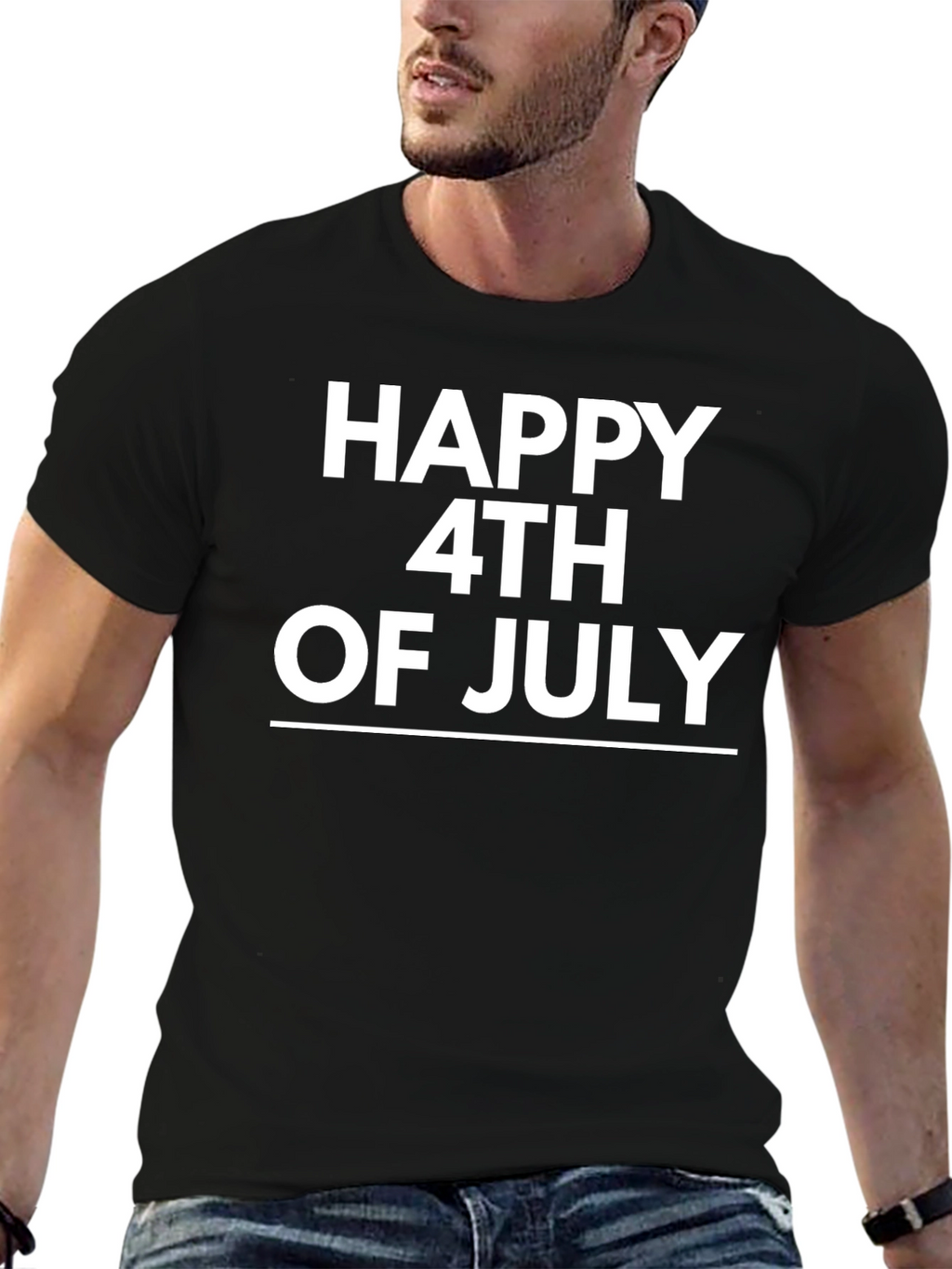 Happy 4th of July Graphic Tee - Patriotic Shirt