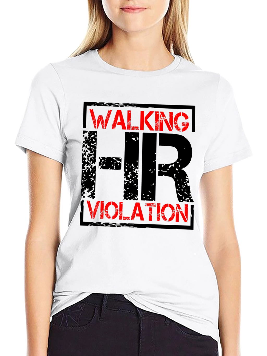 Walking HR Violation Graphic T-Shirt