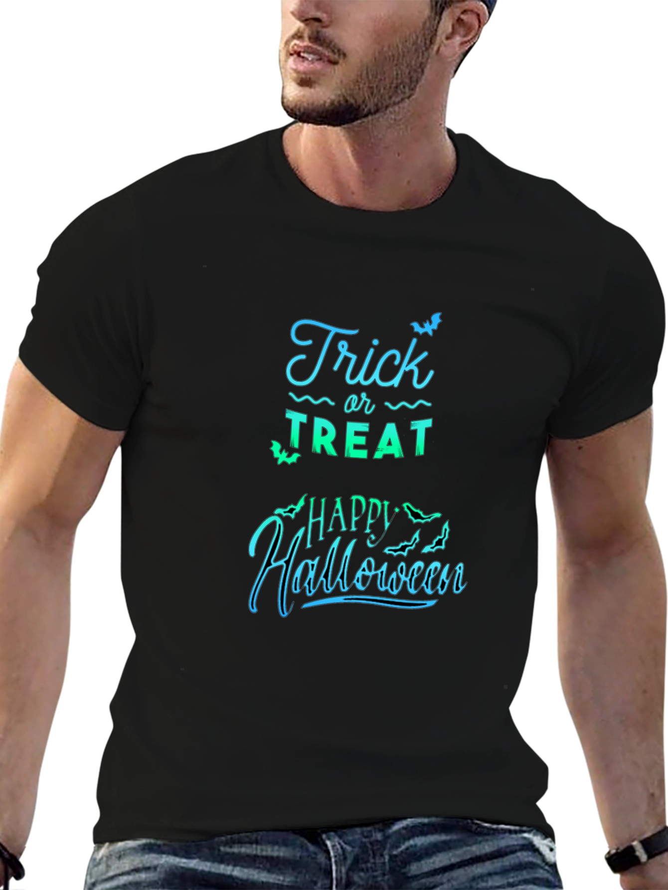 Trick or Treat Halloween Graphic T-Shirt