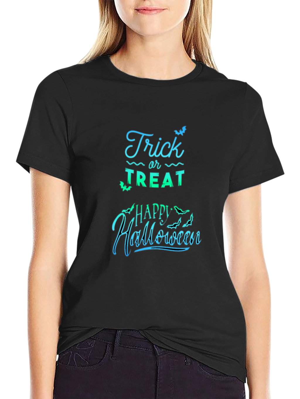 Trick or Treat Halloween Graphic T-Shirt