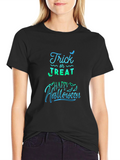Trick or Treat Halloween Graphic T-Shirt