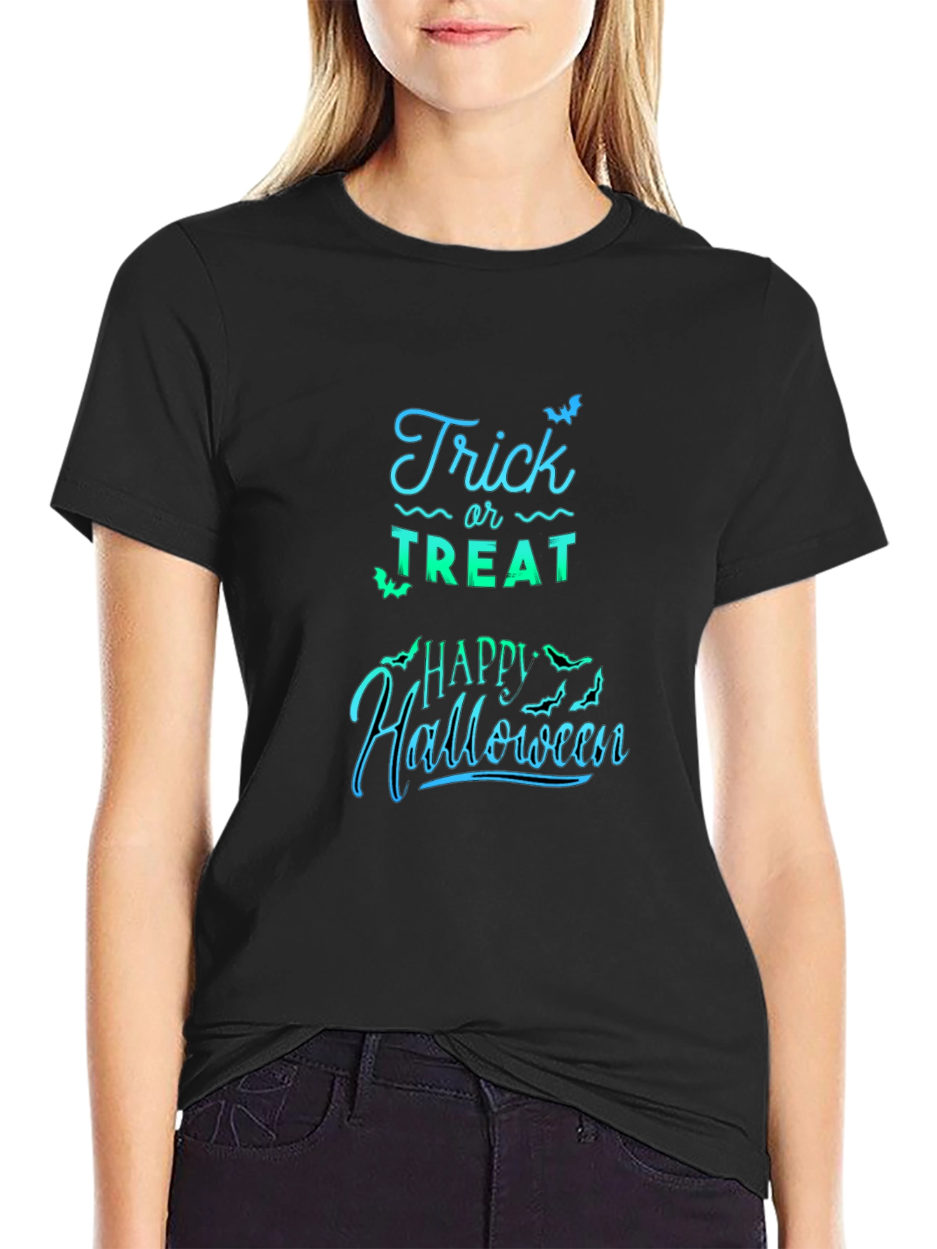 Trick or Treat Halloween Graphic T-Shirt