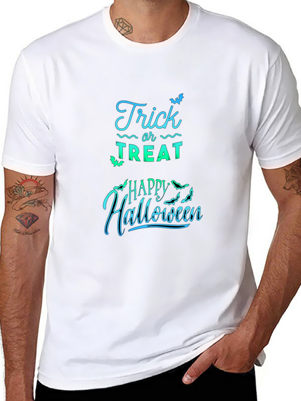 Trick or Treat Halloween Graphic T-Shirt