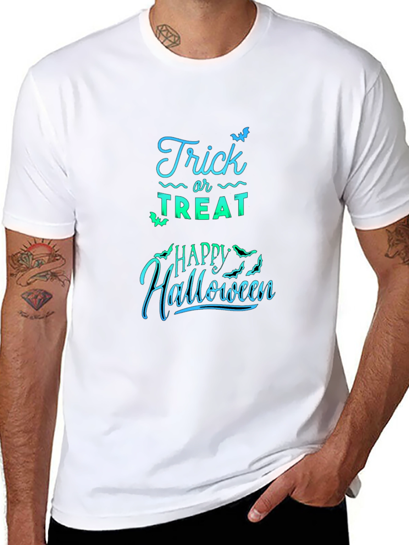 Trick or Treat Halloween Graphic T-Shirt