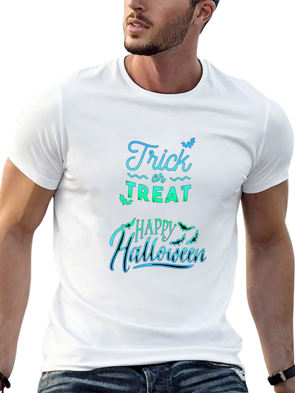 Trick or Treat Halloween Graphic T-Shirt