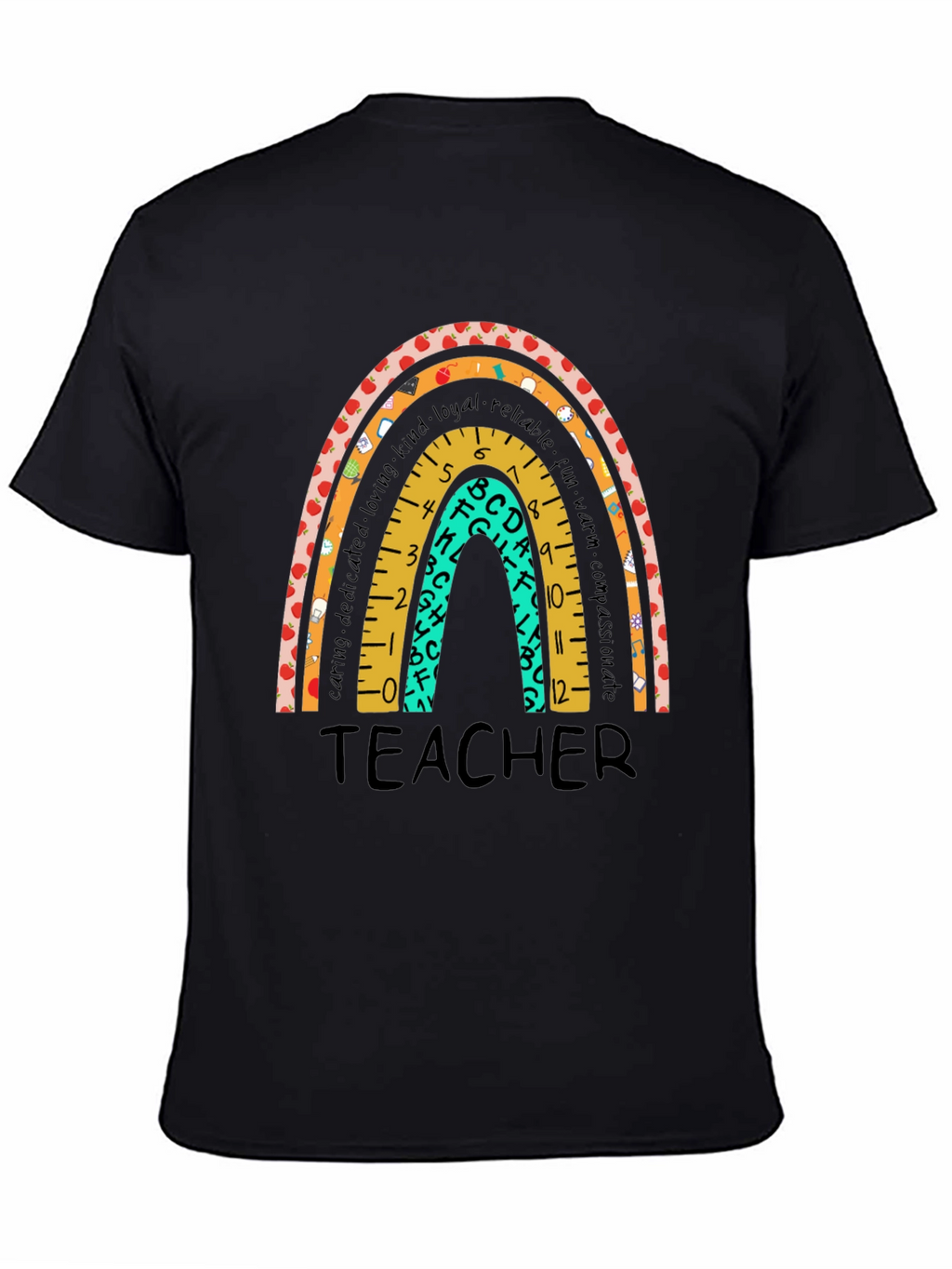 Teacher Rainbow Graphic Tee