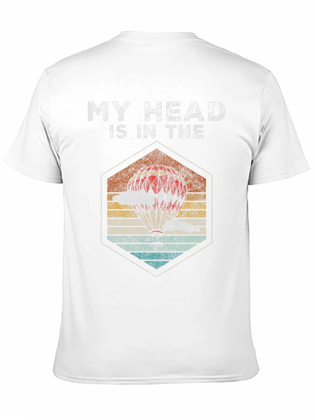 My Head Is In The Clouds T-Shirt Balloon Design
