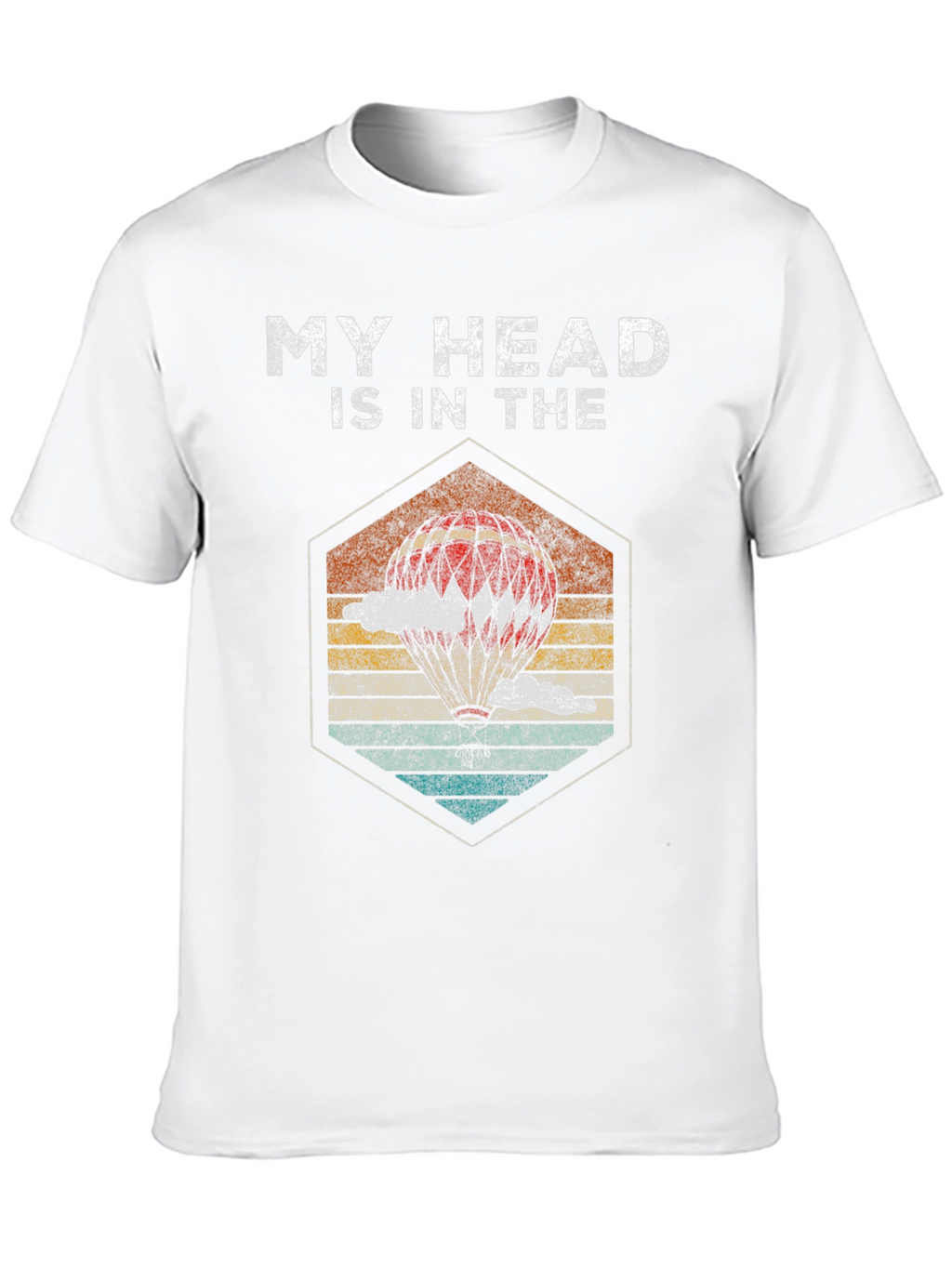 My Head Is In The Clouds T-Shirt Balloon Design