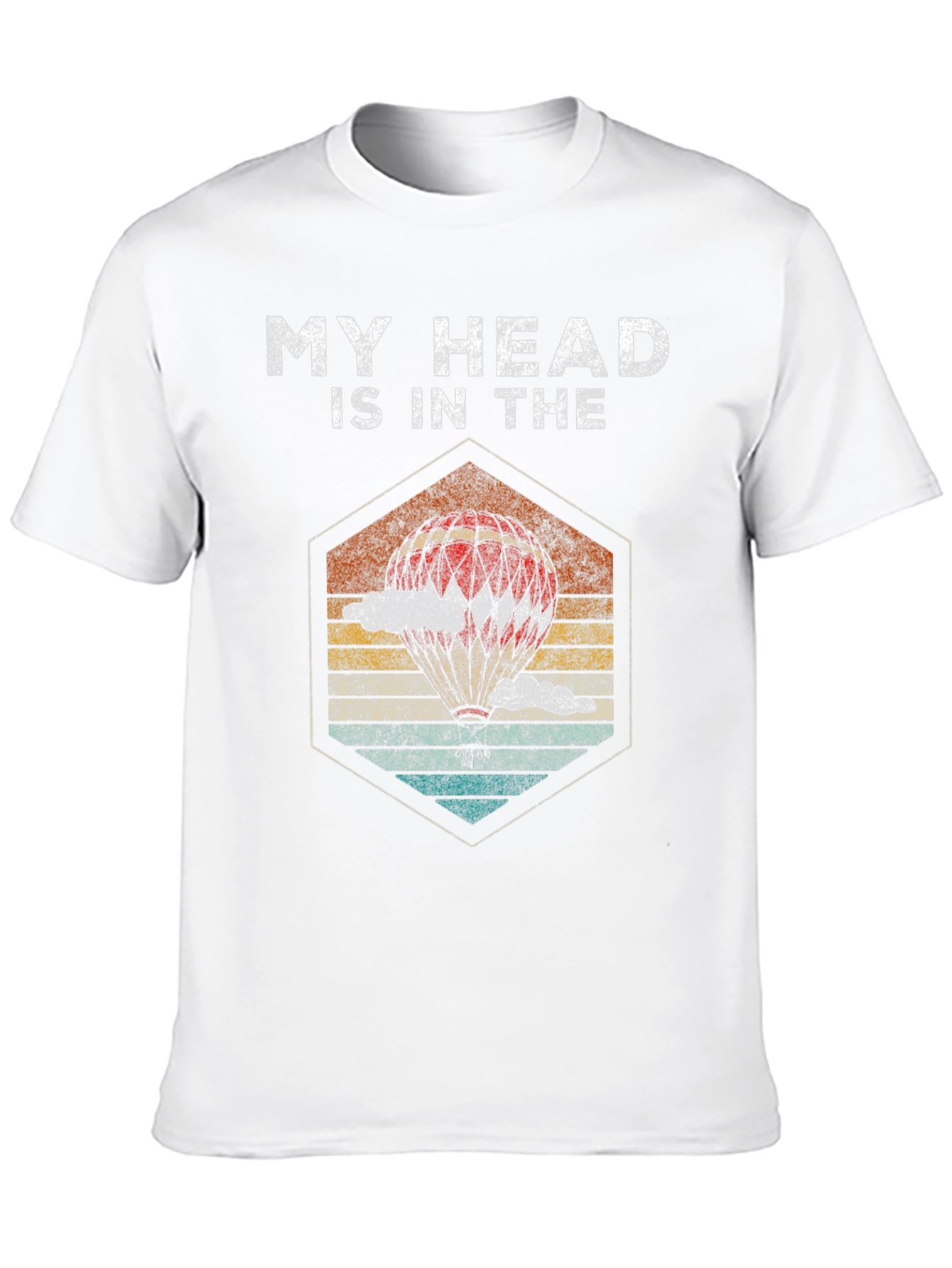 My Head Is In The Clouds T-Shirt Balloon Design
