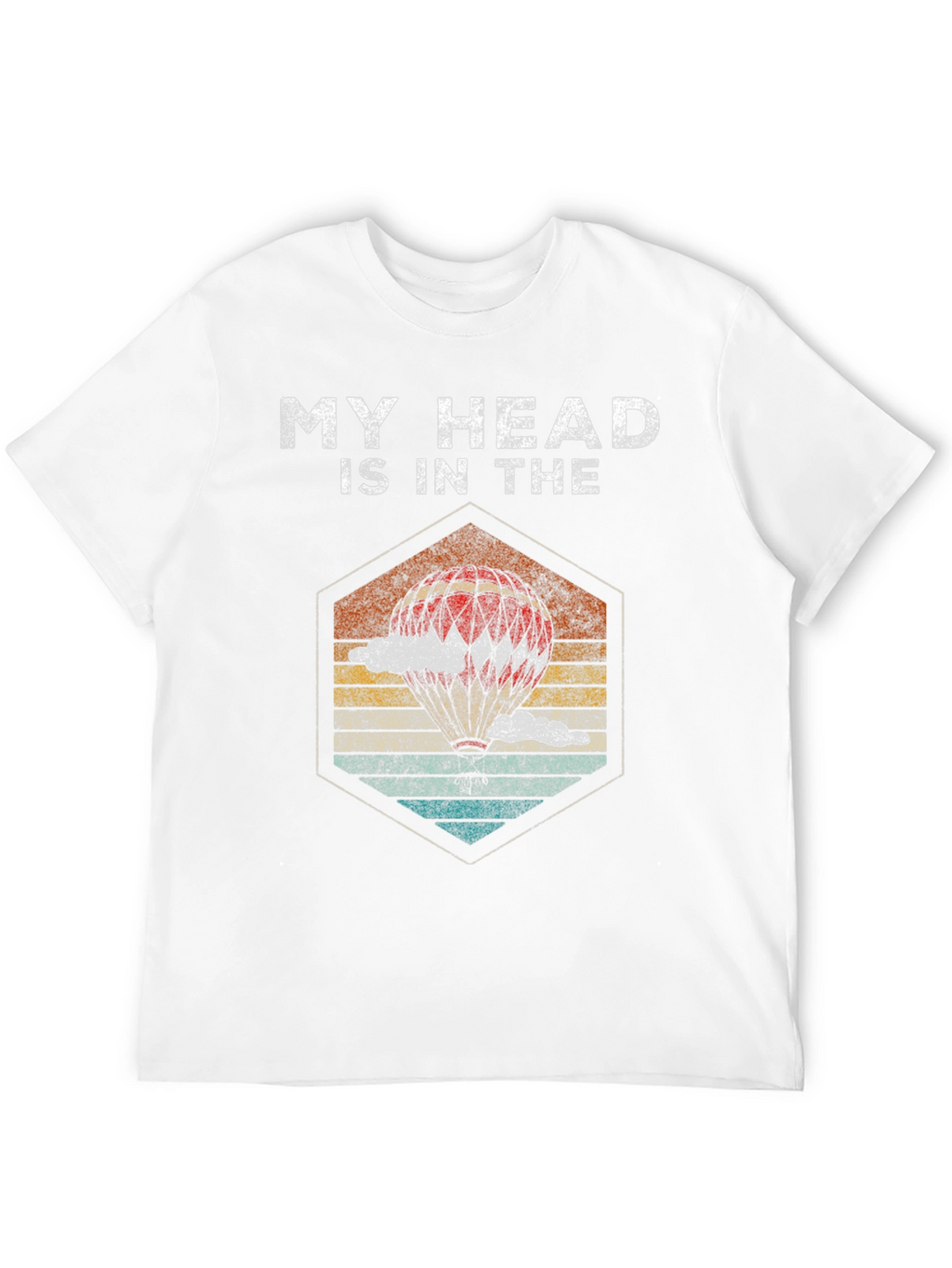 My Head Is In The Clouds T-Shirt Balloon Design