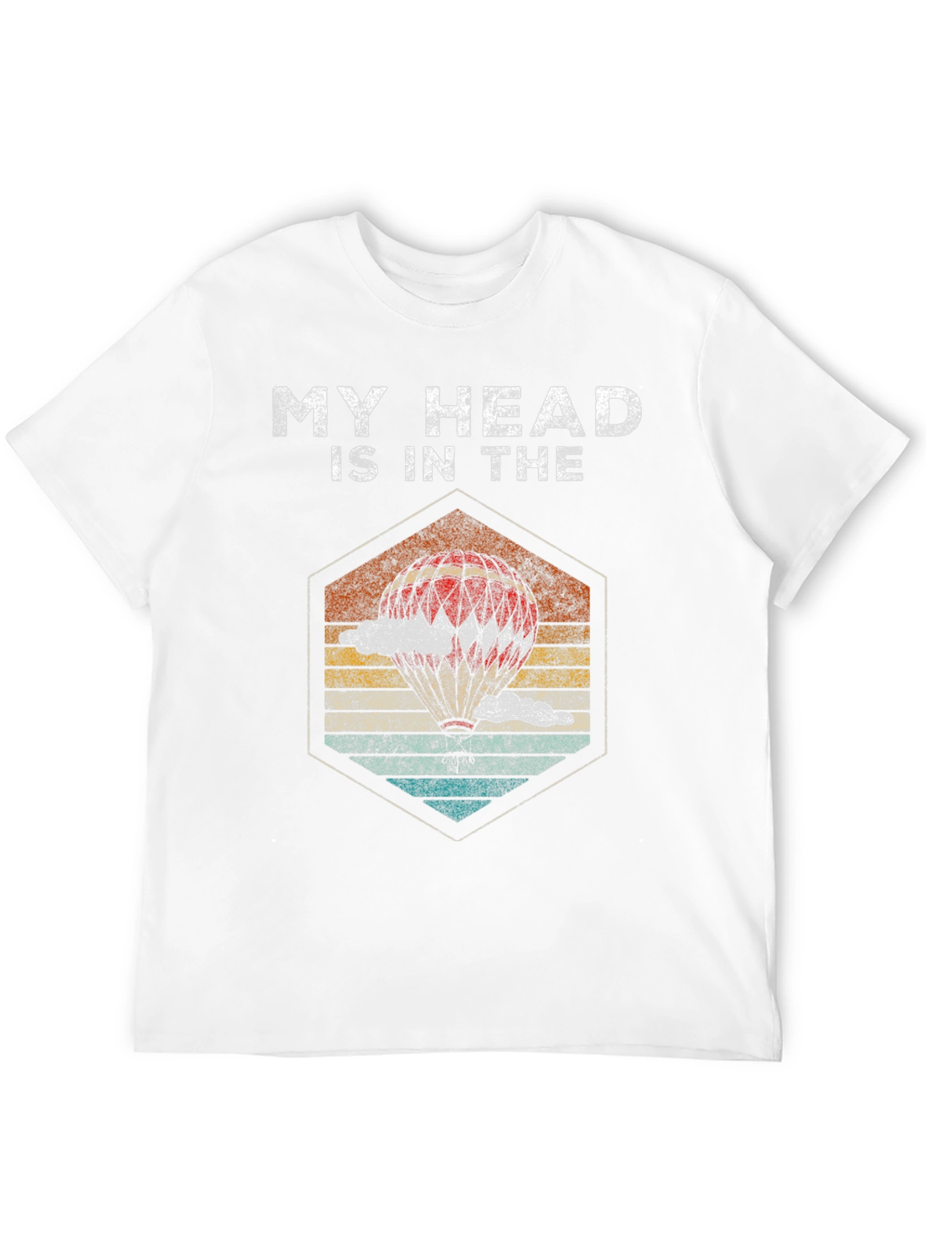My Head Is In The Clouds T-Shirt Balloon Design