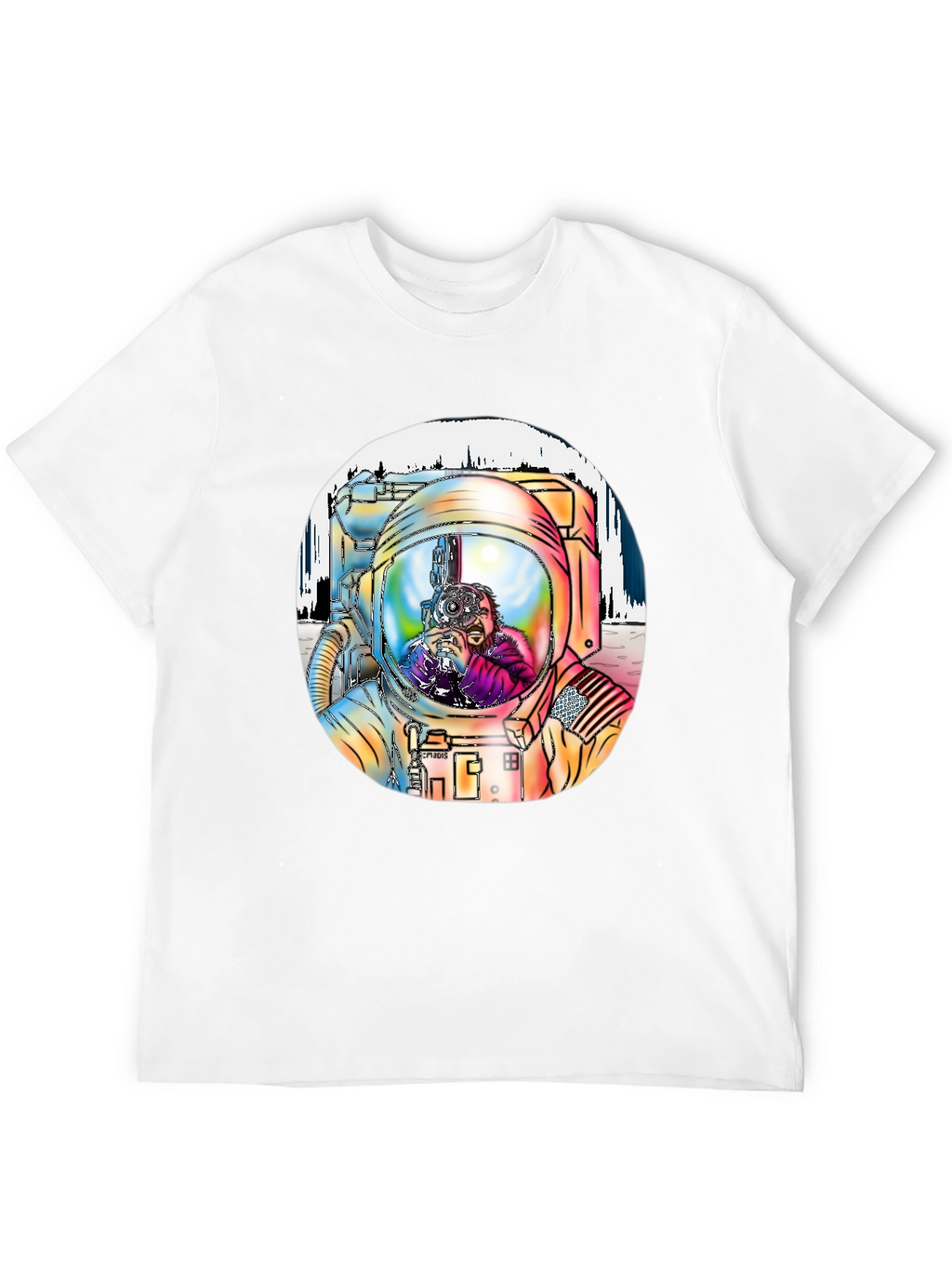 Astronaut Graphic Print T-Shirt