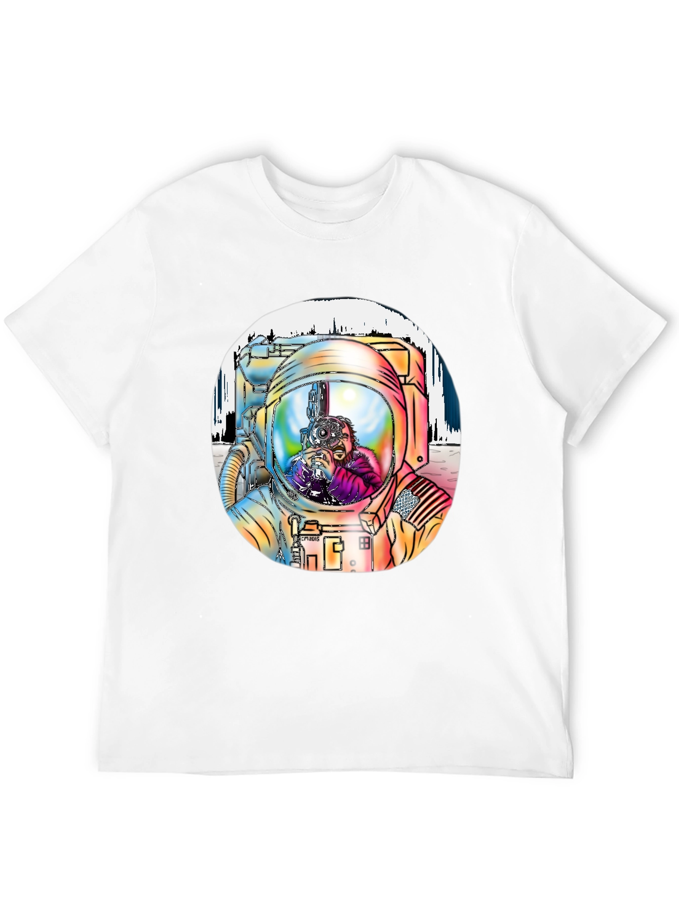 Astronaut Graphic Print T-Shirt