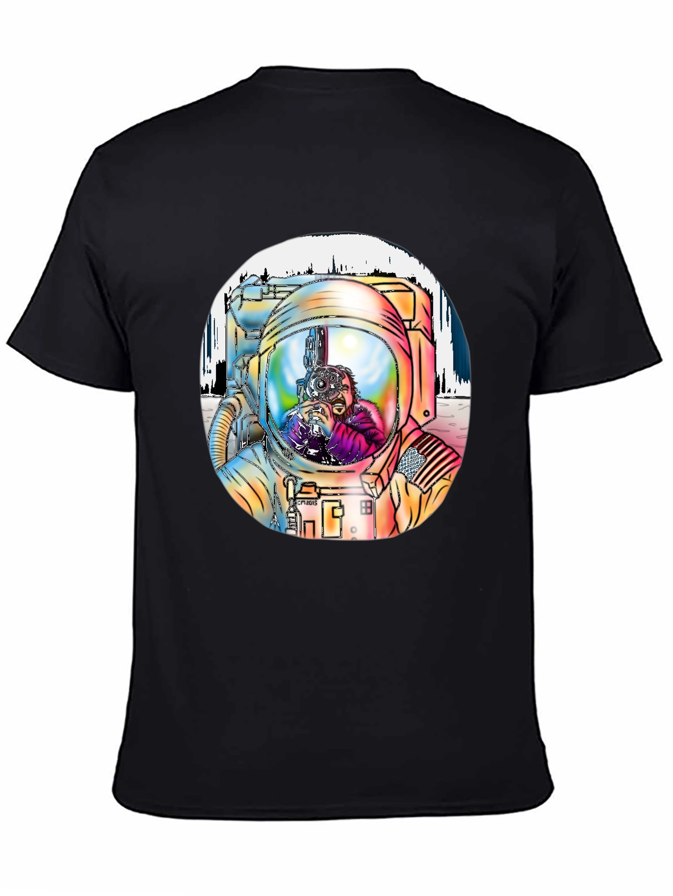 Astronaut Graphic Print T-Shirt