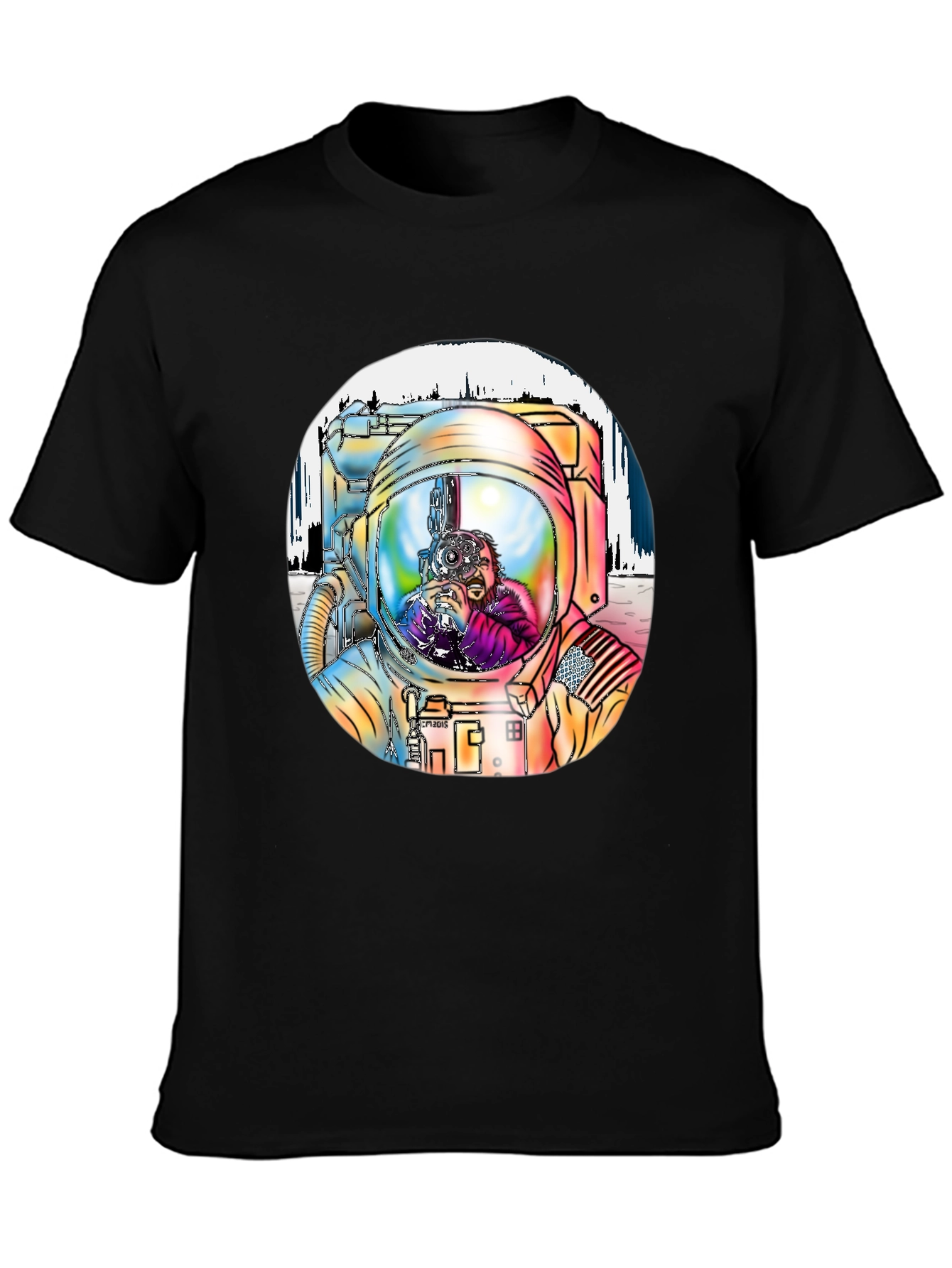 Astronaut Graphic Print T-Shirt
