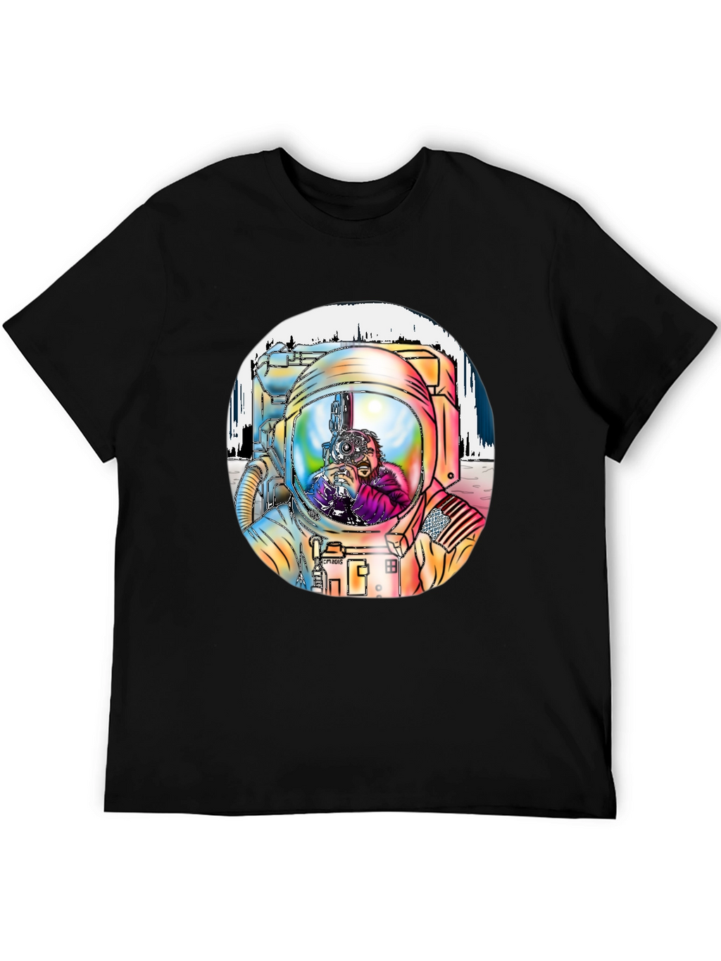 Astronaut Graphic Print T-Shirt