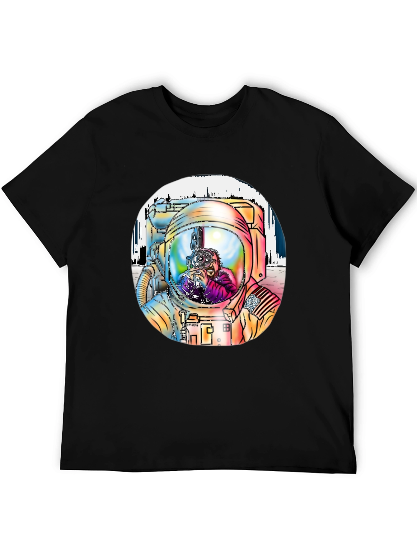 Astronaut Graphic Print T-Shirt