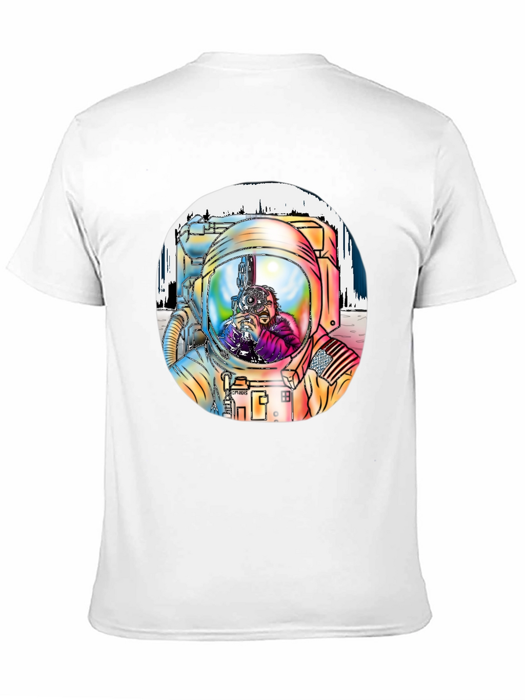 Astronaut Graphic Print T-Shirt