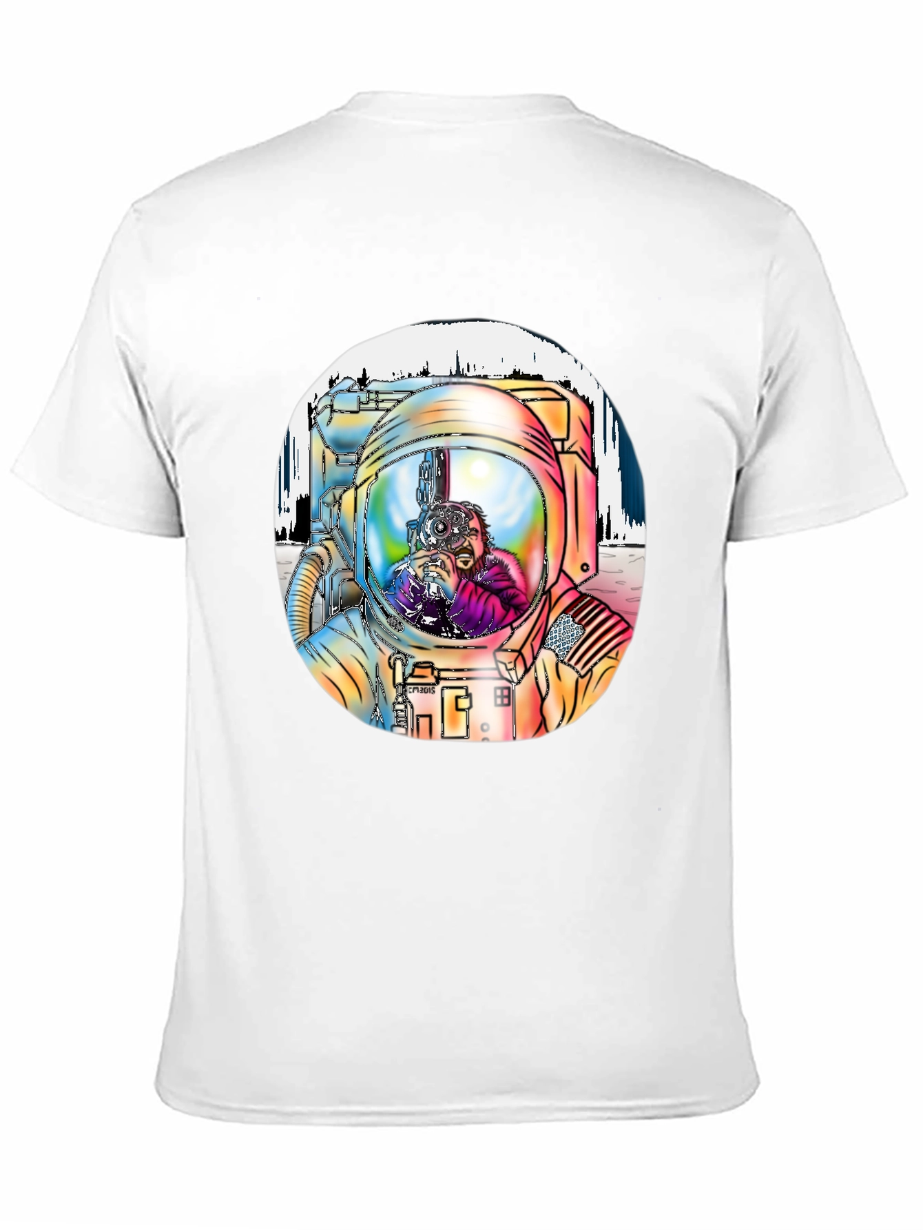 Astronaut Graphic Print T-Shirt