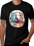 Astronaut Graphic Print T-Shirt