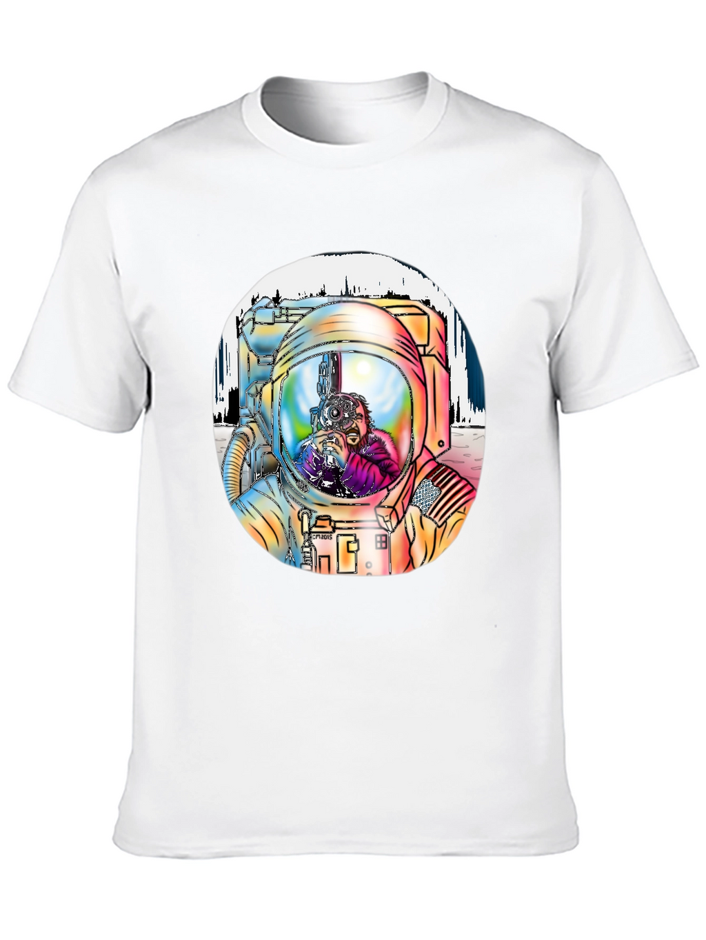 Astronaut Graphic Print T-Shirt